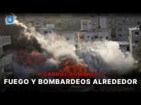 Fuego y bombardeos alrededor [16 Feb] – Cristianos en Gaza – P Gabriel Romanelli